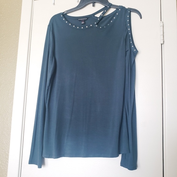 Rock & Republic Unique Long Sleeve Top - Picture 4 of 7